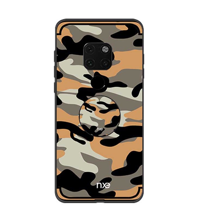 NXE Camouflage Pattern TPU Mobile Phone Shell for Huawei Mate 20 Pro - Yellow-1
