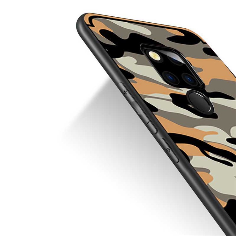 NXE Camouflage Pattern TPU Mobile Phone Shell for Huawei Mate 20 Pro - Yellow-3