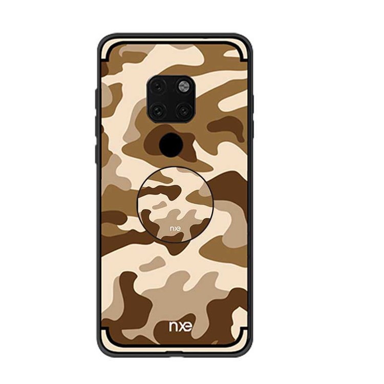 NXE Camouflage Pattern TPU Back Shell for Huawei Mate 20 Pro - Khaki-1