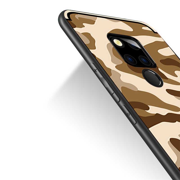 NXE Camouflage Pattern TPU Back Shell for Huawei Mate 20 Pro - Khaki-3