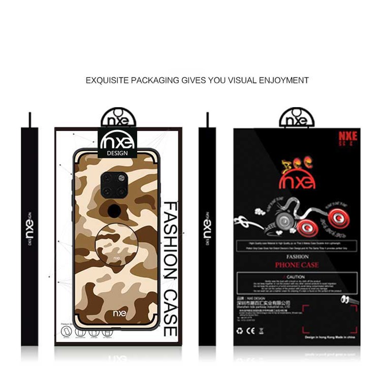 NXE Camouflage Pattern TPU Back Shell for Huawei Mate 20 Pro - Khaki-6