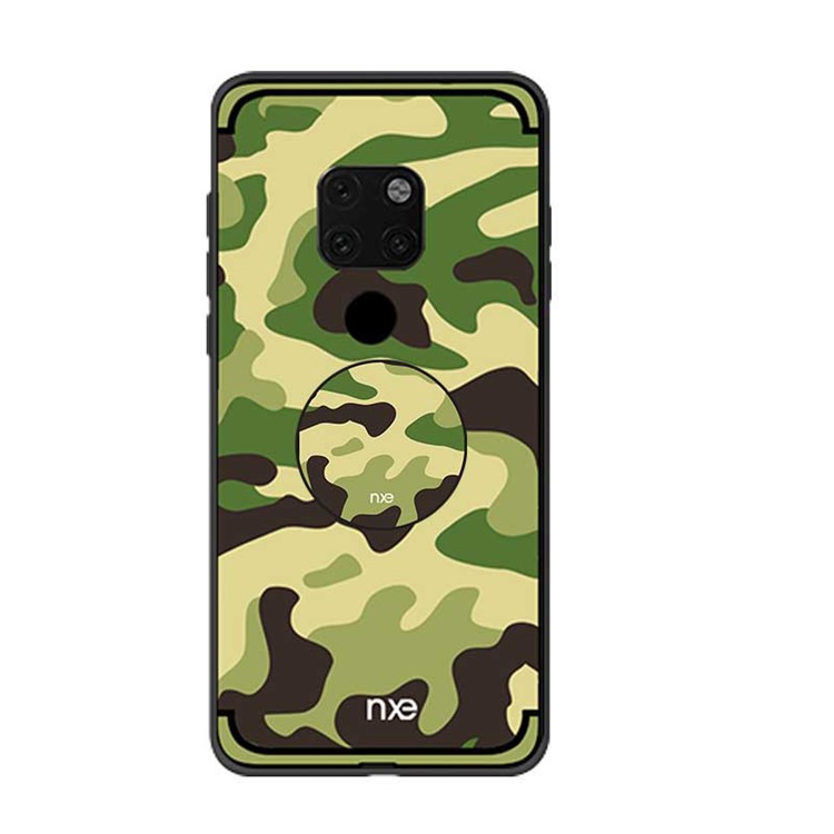 NXE Camouflage Pattern TPU Phone Case Cover for Huawei Mate 20 Pro - Light Green-1