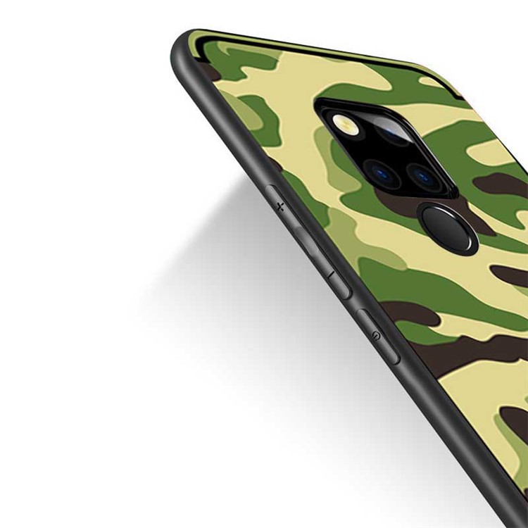 NXE Camouflage Pattern TPU Phone Case Cover for Huawei Mate 20 Pro - Light Green-3