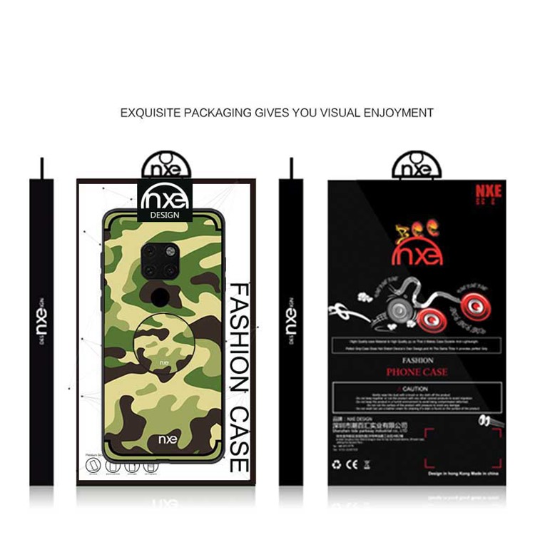 NXE Camouflage Pattern TPU Phone Case Cover for Huawei Mate 20 Pro - Light Green-6