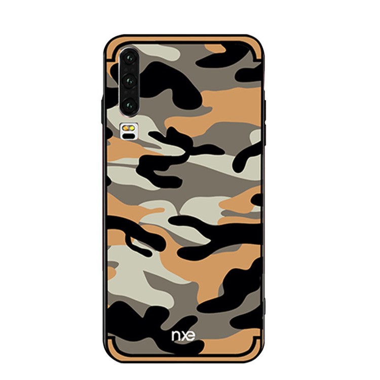 NXE Camouflage Pattern TPU Shell for Huawei P30 - Yellow-1