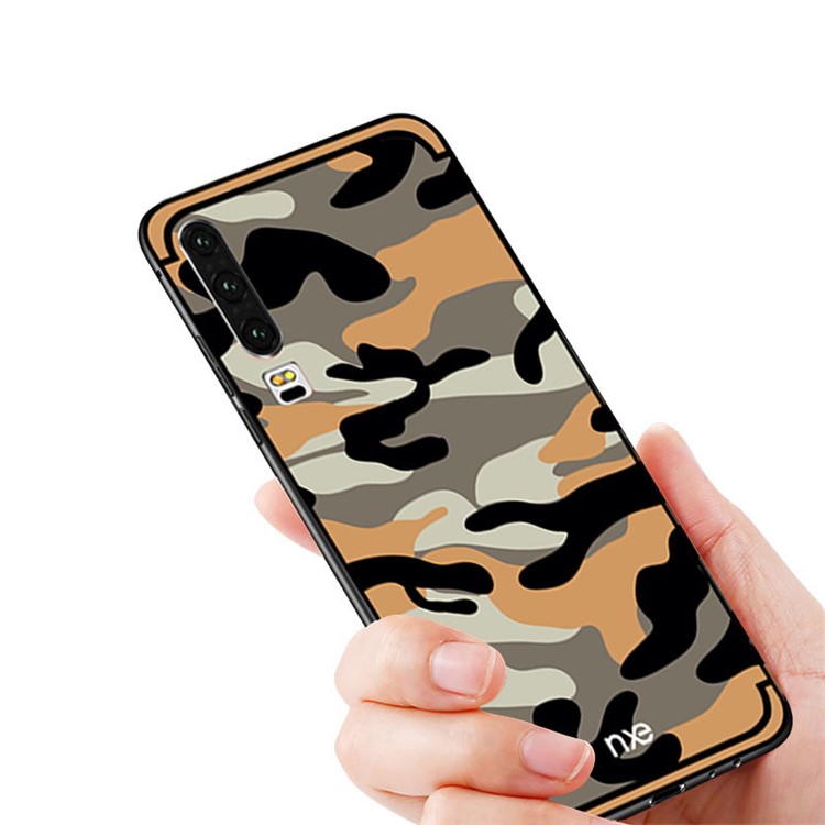 NXE Camouflage Pattern TPU Shell for Huawei P30 - Yellow-2