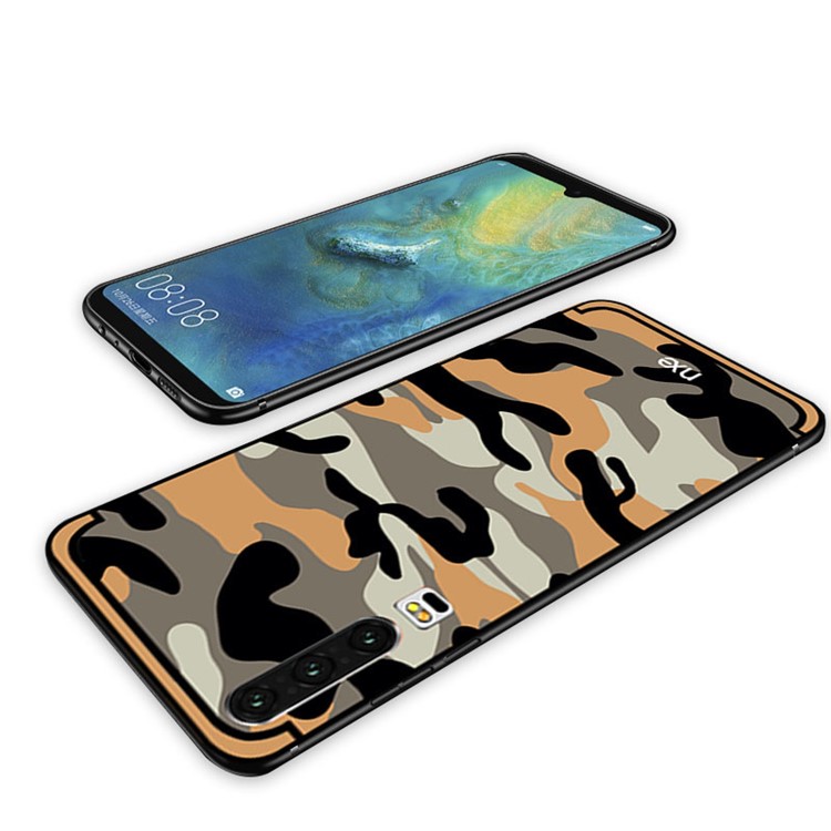 NXE Camouflage Pattern TPU Shell for Huawei P30 - Yellow-3