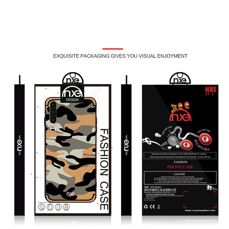 NXE Camouflage Pattern TPU Shell for Huawei P30 - Yellow-6