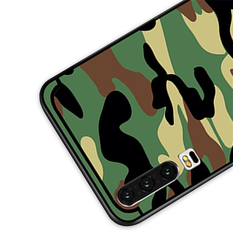 NXE Camouflage Pattern TPU Back Phone Cover for Huawei P30 - Army Green-4
