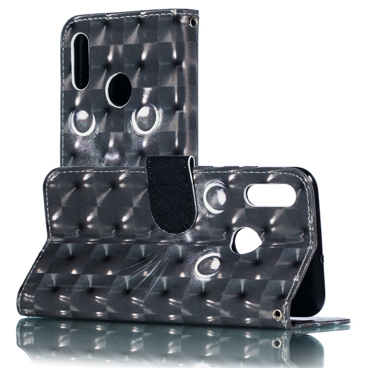 Pattern Printing Light Spot Decor Wallet Leather Protection Case for Huawei Honor 10 Lite / P Smart (2019) - Cat-2