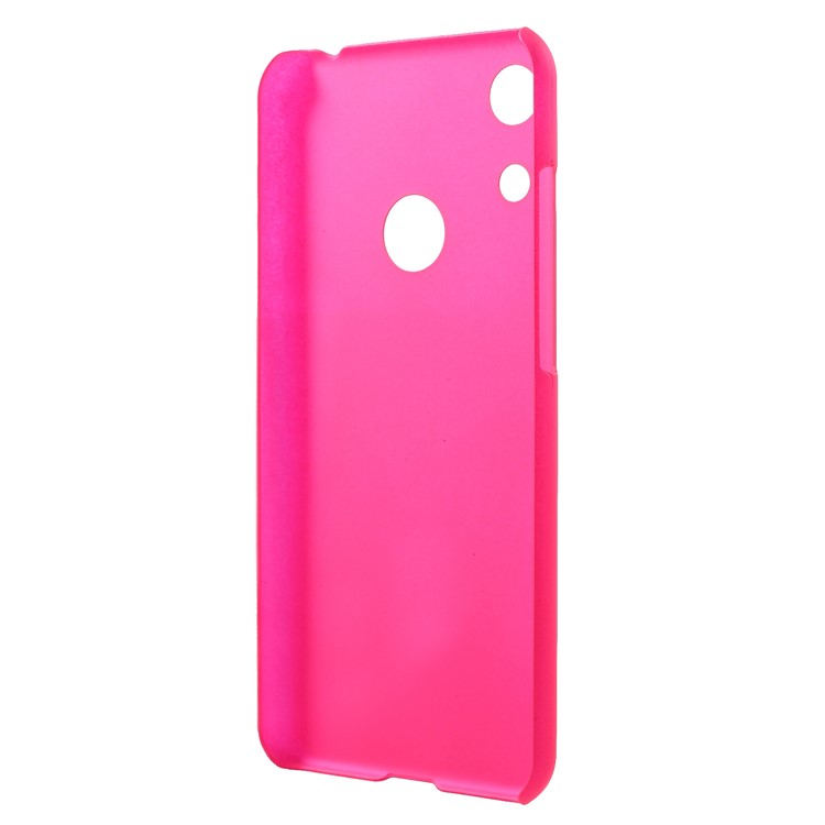 Rubberized Hard Plastic Phone Casing for Huawei Honor 8A - Rose-2
