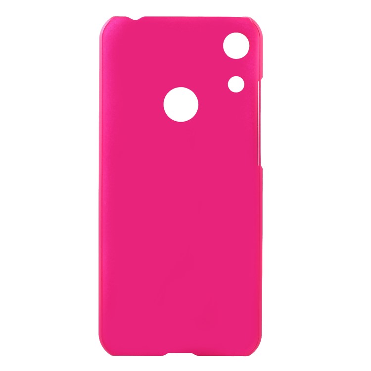 Rubberized Hard Plastic Phone Casing for Huawei Honor 8A - Rose-4