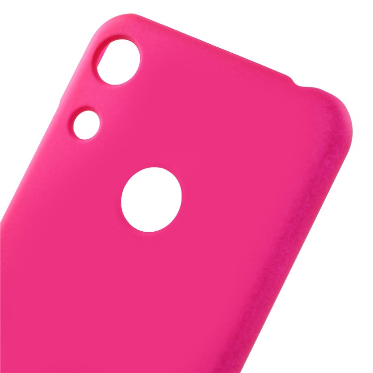 Rubberized Hard Plastic Phone Casing for Huawei Honor 8A - Rose-5