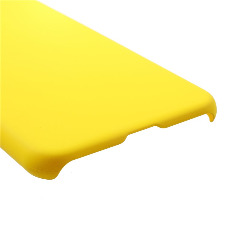 Rubberized Hard Plastic Mobile Casing for Huawei Honor 8A - Yellow-7