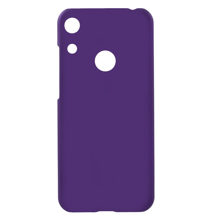 Rubberized Hard Plastic Protection Cover for Huawei Honor 8A - Purple-1