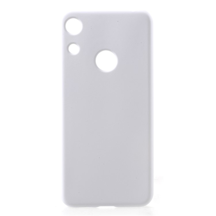 Rubberized Hard Plastic Phone Accessory Case for Huawei Honor 8A - White-1