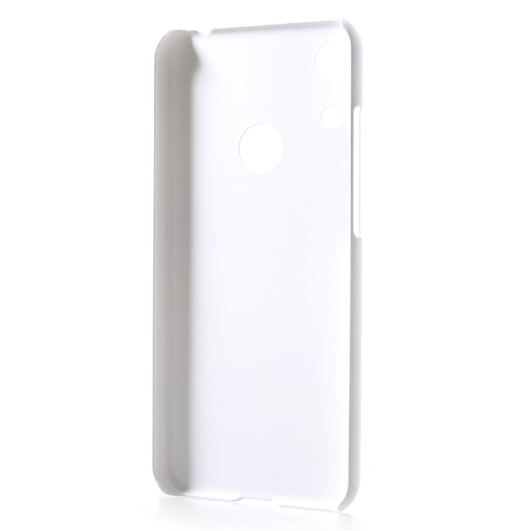 Rubberized Hard Plastic Phone Accessory Case for Huawei Honor 8A - White-3
