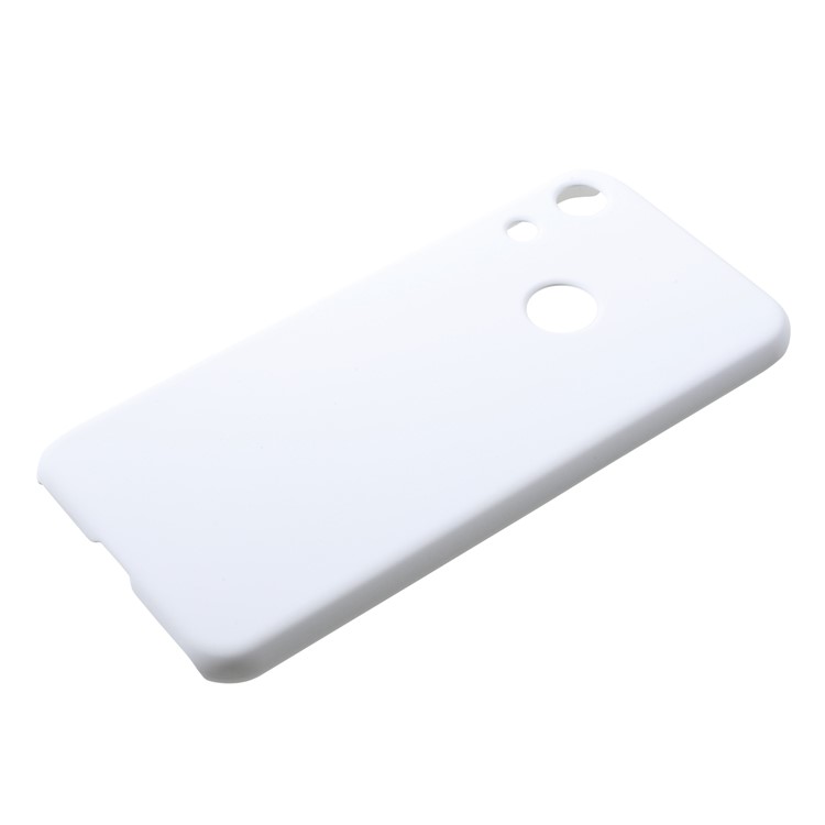 Rubberized Hard Plastic Phone Accessory Case for Huawei Honor 8A - White-5