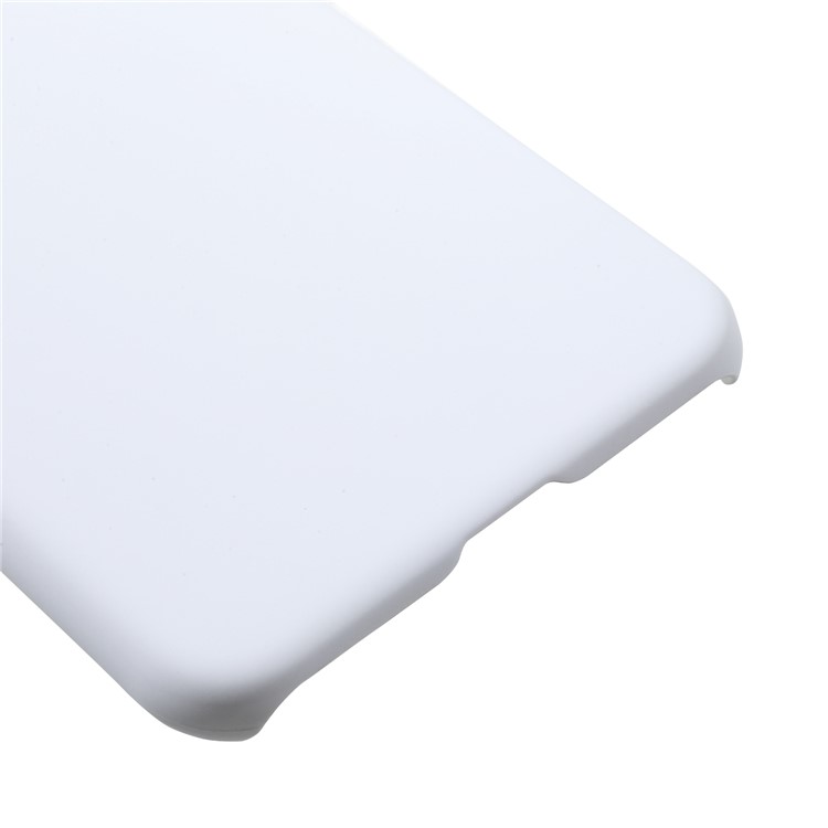 Rubberized Hard Plastic Phone Accessory Case for Huawei Honor 8A - White-6