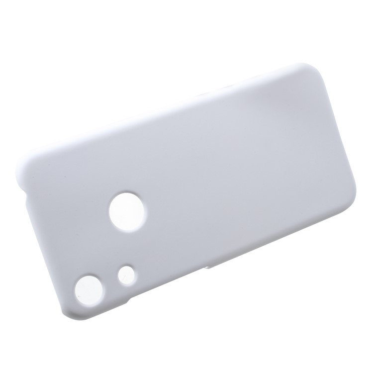 Rubberized Hard Plastic Phone Accessory Case for Huawei Honor 8A - White-7
