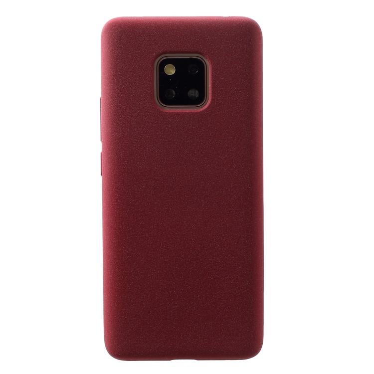 Skin-touch Matte TPU Mobile Phone Case for Huawei Mate 20 Pro - Wine Red-2