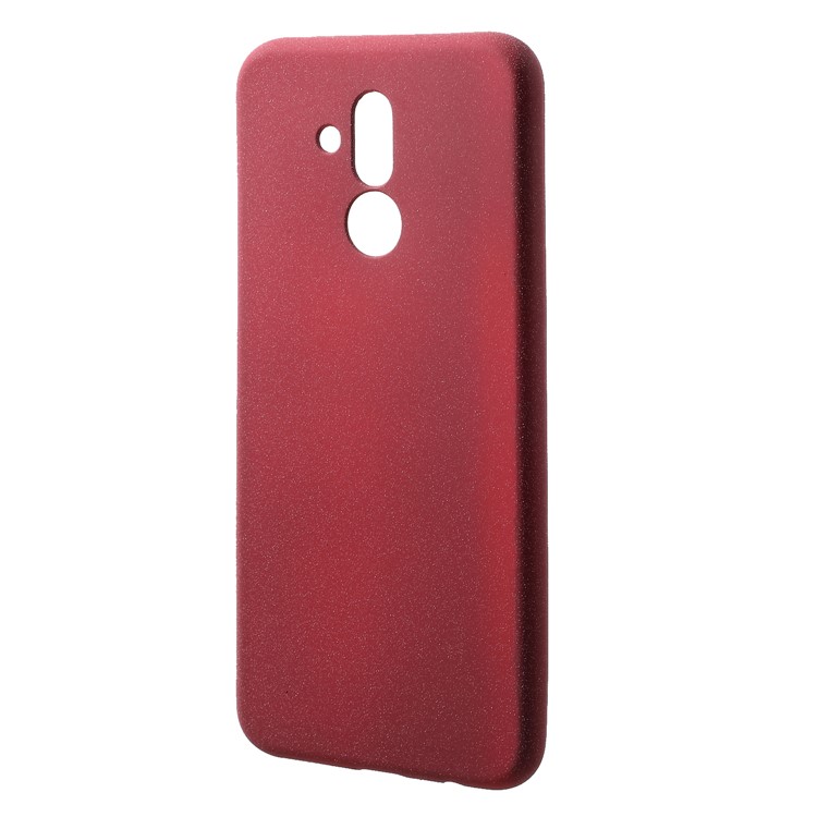 Skin-touch Matte TPU Mobile Case for Huawei Mate 20 Lite - Wine Red-1