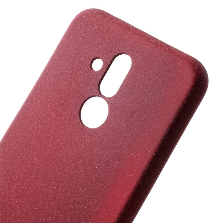 Skin-touch Matte TPU Mobile Case for Huawei Mate 20 Lite - Wine Red-3