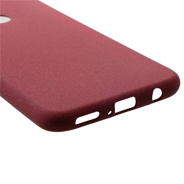 Skin-touch Matte TPU Mobile Case for Huawei Mate 20 Lite - Wine Red-5