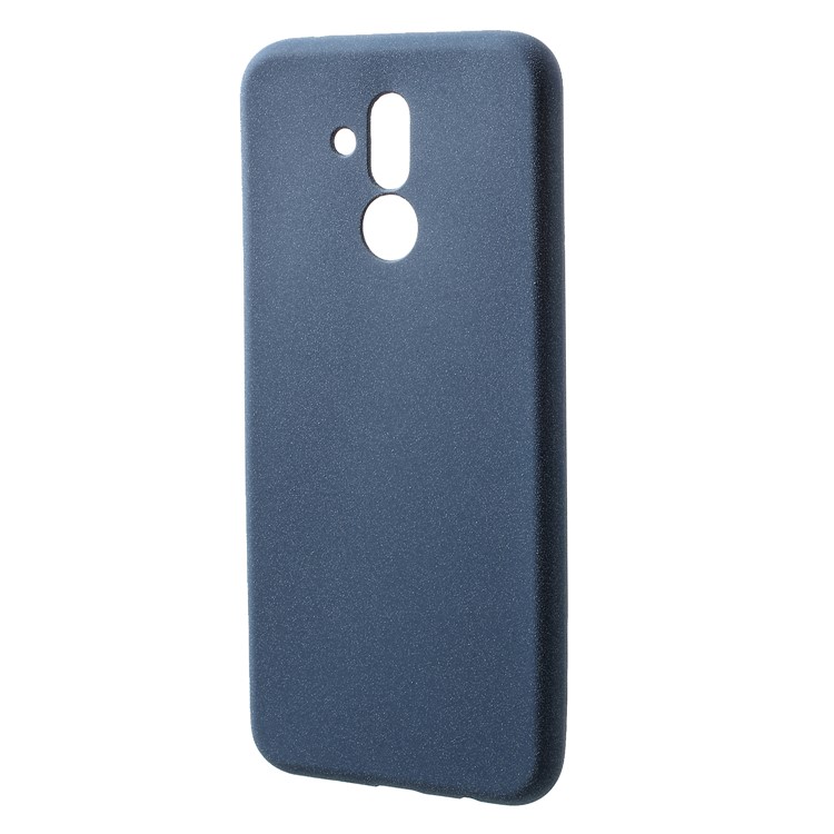Haut-Touch-Matt-TPU-Handyabdeckung Für Huawei Mate 20 Lite - Dunkelblau-1