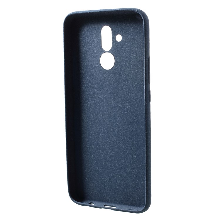 Haut-Touch-Matt-TPU-Handyabdeckung Für Huawei Mate 20 Lite - Dunkelblau-2