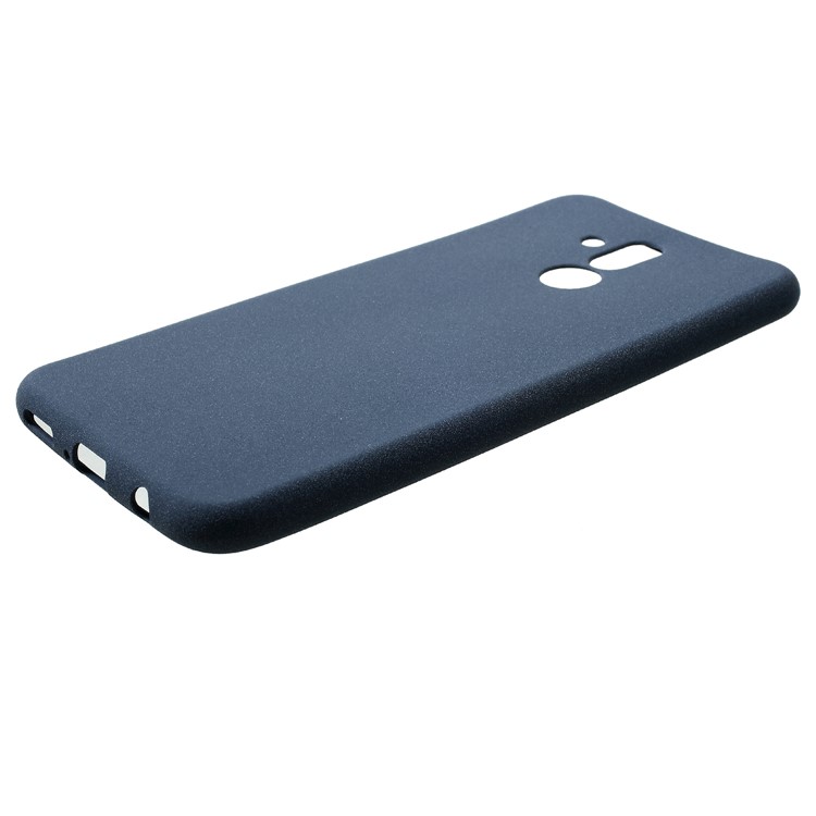 Haut-Touch-Matt-TPU-Handyabdeckung Für Huawei Mate 20 Lite - Dunkelblau-4
