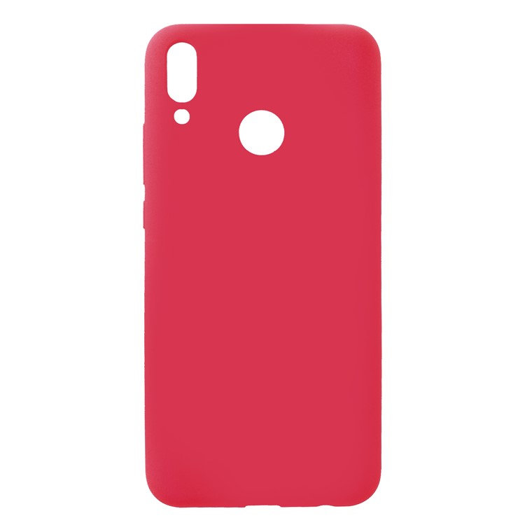 Skin-touch Matte TPU Protective Case for Huawei Y9 (2019) / Enjoy 9 Plus - Red-1