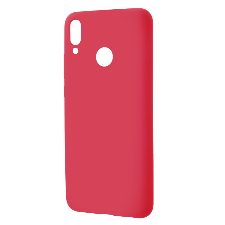 Skin-touch Matte TPU Protective Case for Huawei Y9 (2019) / Enjoy 9 Plus - Red-3