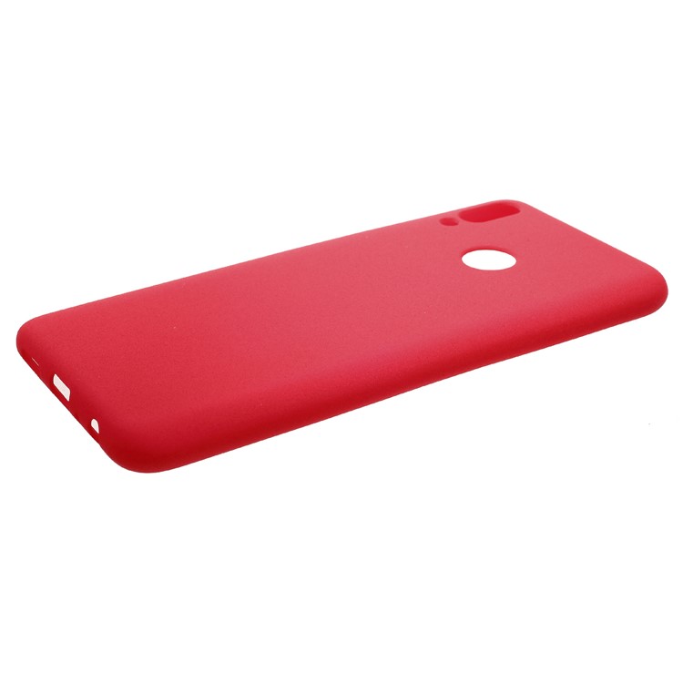 Skin-touch Matte TPU Protective Case for Huawei Y9 (2019) / Enjoy 9 Plus - Red-5