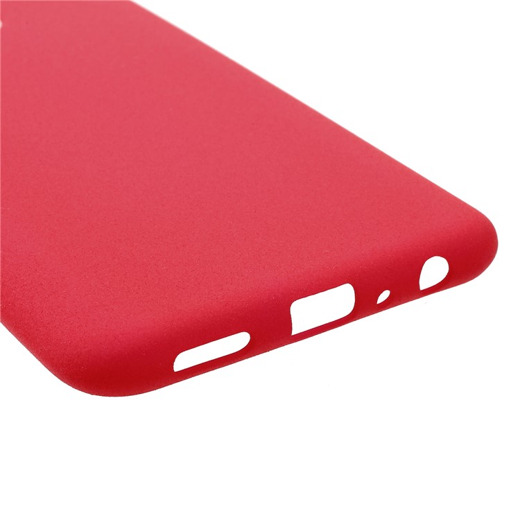 Skin-touch Matte TPU Protective Case for Huawei Y9 (2019) / Enjoy 9 Plus - Red-6