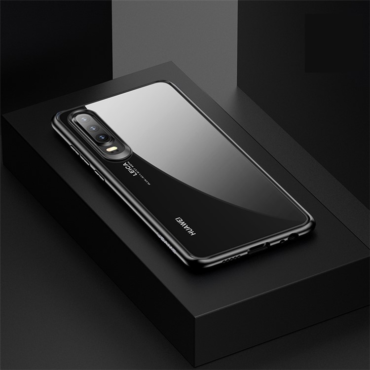 USAMS Mant Série Clara PC + Tampa Da Caixa Do Telefone TPU Case Para Huawei P30 - Preto-1