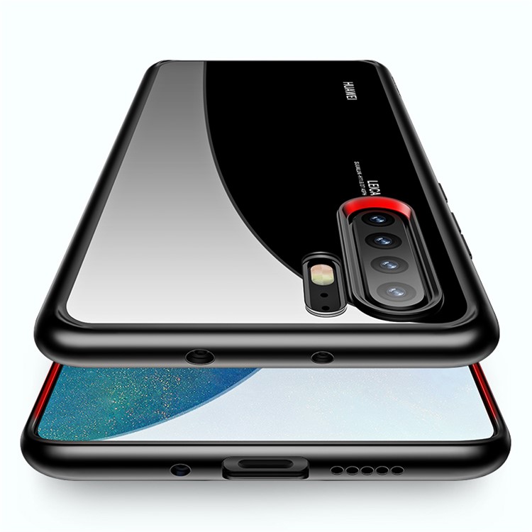 USAMS Mant Série Clara PC + Tampa Da Caixa Do Telefone TPU Case Para Huawei P30 - Preto-2