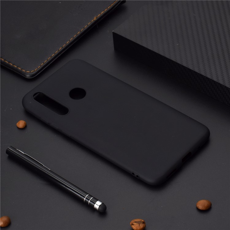 Anti-fingerprint Matte TPU Mobile Phone Case Accessory for Huawei nova 4 - Black-6