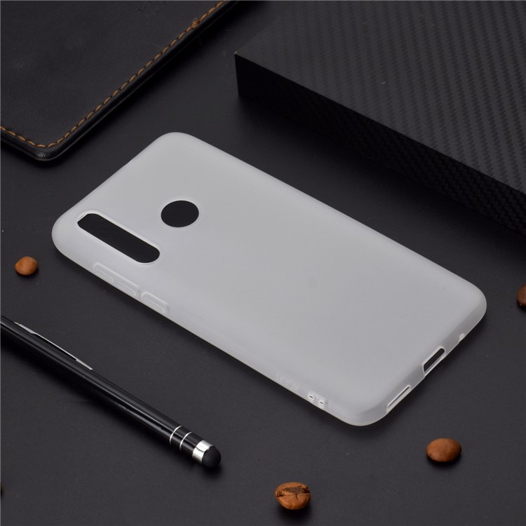 Anti-fingerprint Matte TPU Soft Cover for Huawei nova 4 - White-6