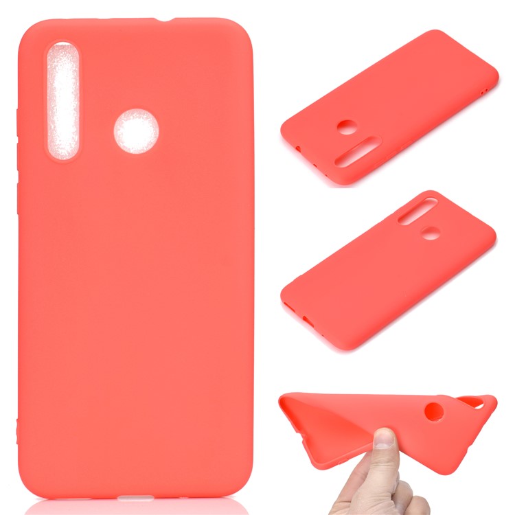 Anti-fingerprint Matte TPU Shell for Huawei nova 4 - Red-1