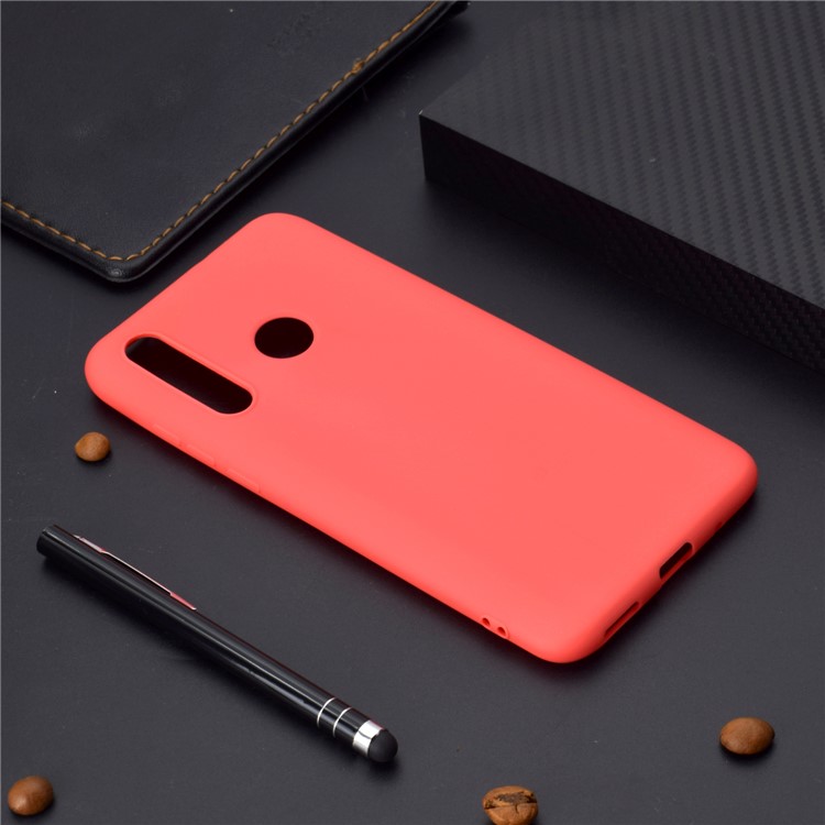 Anti-fingerprint Matte TPU Shell for Huawei nova 4 - Red-6