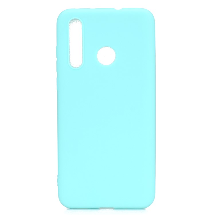 Anti-fingerprint Matte TPU Protective Phone Cover for Huawei nova 4 - Cyan-2