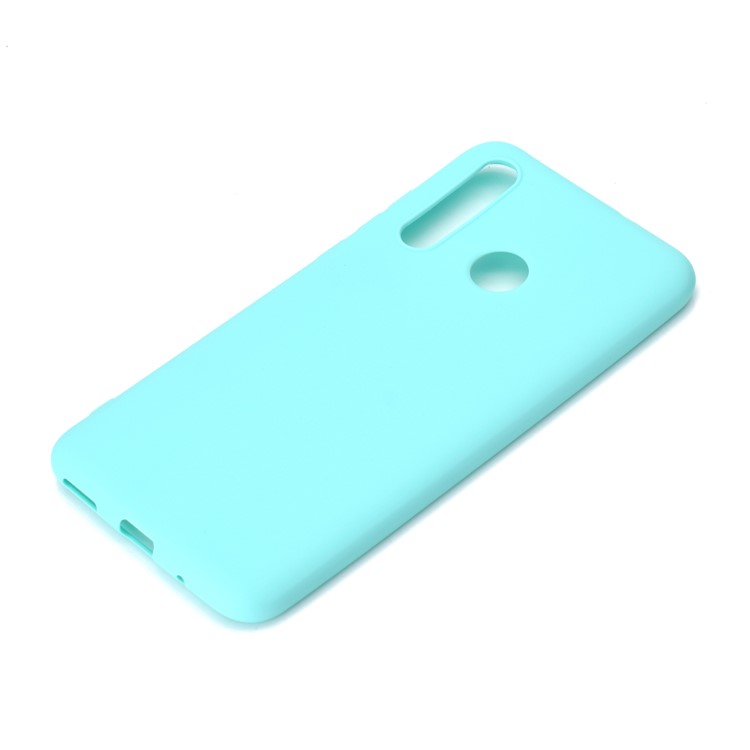 Anti-fingerprint Matte TPU Protective Phone Cover for Huawei nova 4 - Cyan-3