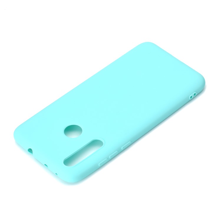 Anti-fingerprint Matte TPU Protective Phone Cover for Huawei nova 4 - Cyan-4