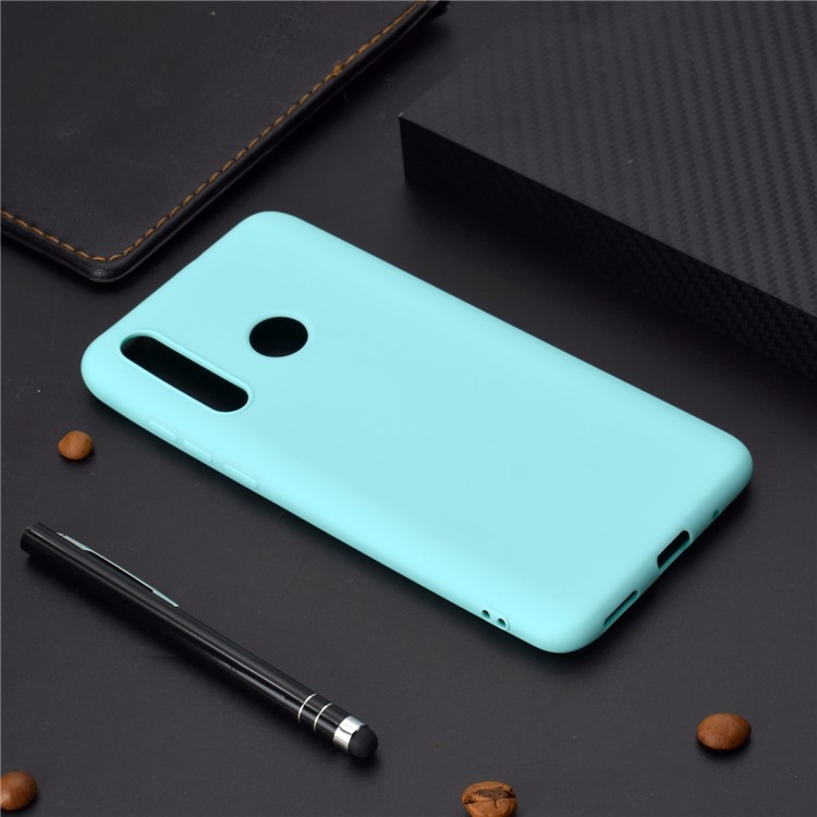 Anti-fingerprint Matte TPU Protective Phone Cover for Huawei nova 4 - Cyan-6