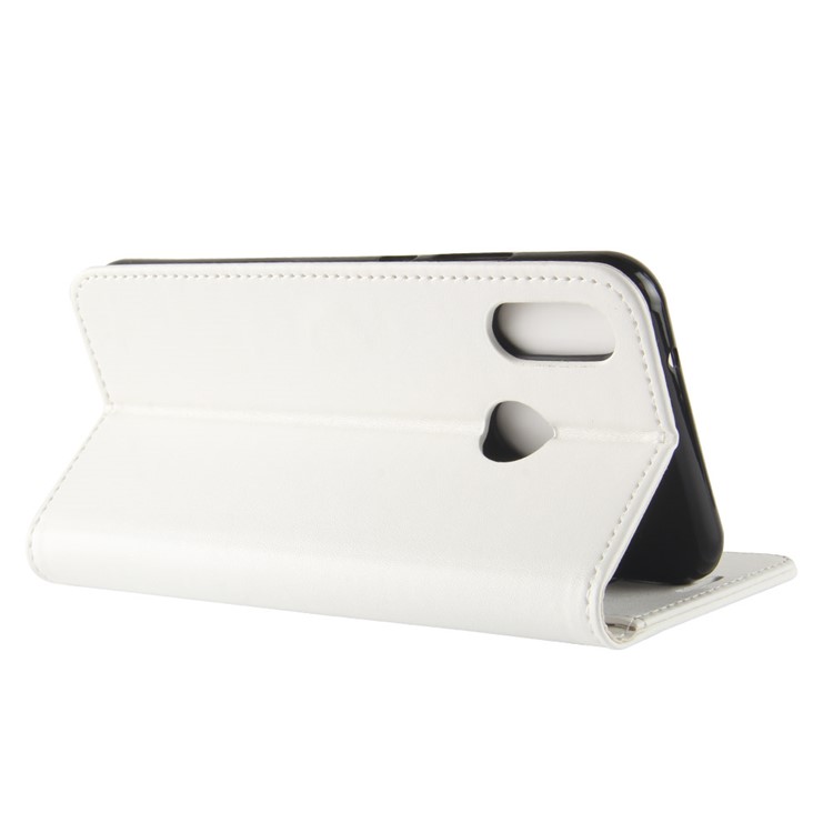 Crazy Horse PU Leather Stand Wallet Flip Cover for Huawei Y7 (2019) - White-6