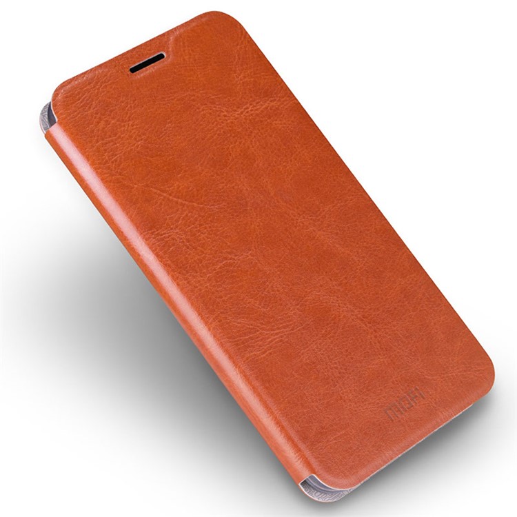 MOFI Rui Series Leather Stand Protective Case for Huawei P9 - Brown-1