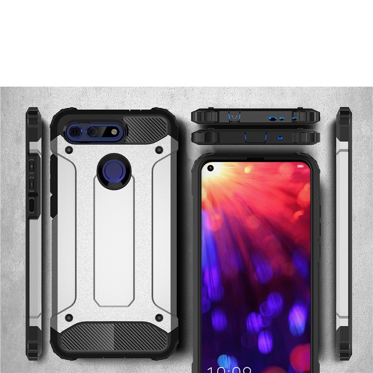 Armor Guard Plastic + TPU Hybrid Case for Huawei Honor View 20 / Honor V20 - White-2