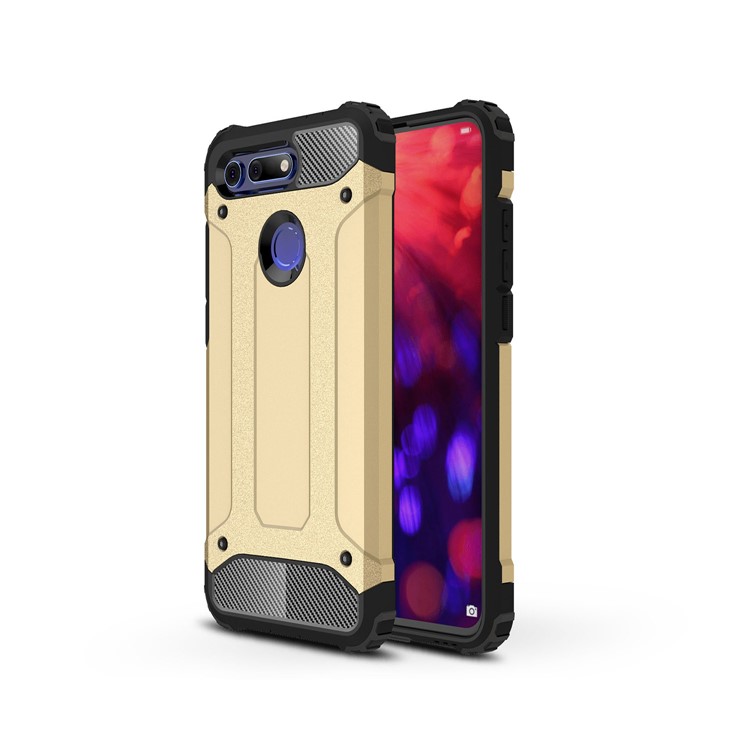 Armor Guard Plastic + TPU Combo Shell Case for Huawei Honor View 20 / Honor V20 - Gold-1