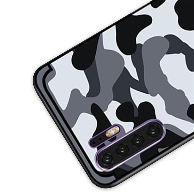 NXE Camouflage Pattern PC TPU Hybrid Back Case for Huawei P30 Pro - Grey-4